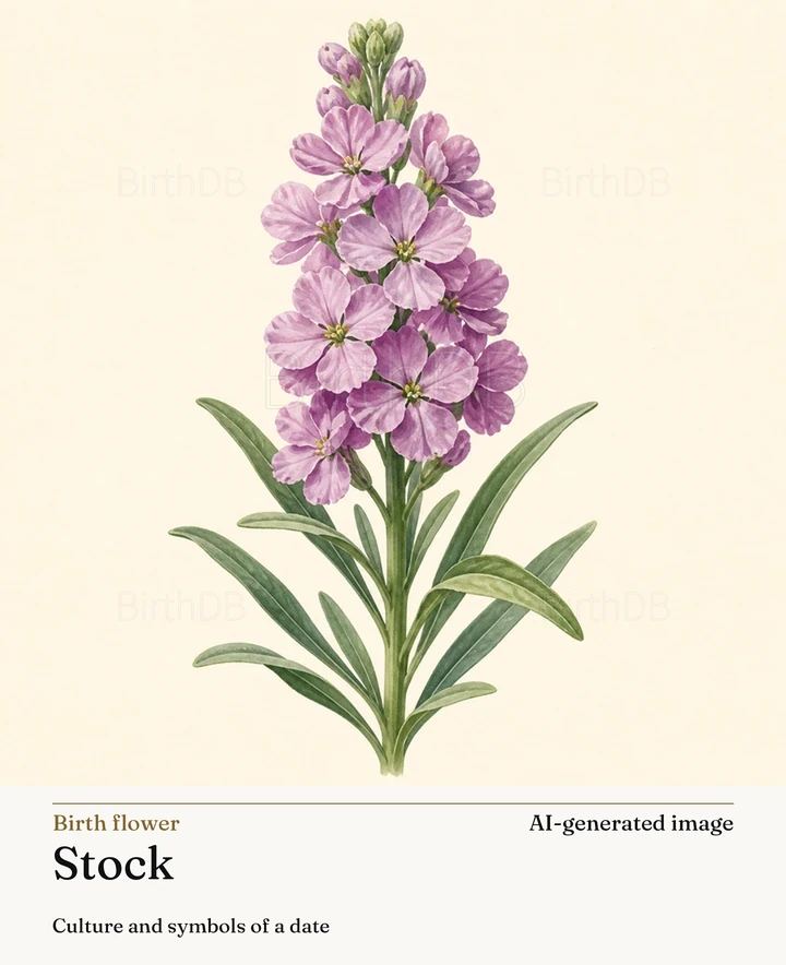 Stock — BirthDB symbolic illustration (AI-generated image)